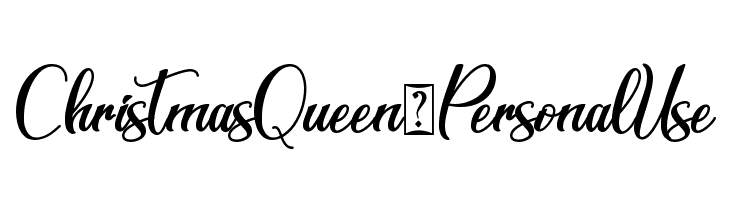 Christmas Queen - Personal Use  font caratteri gratis