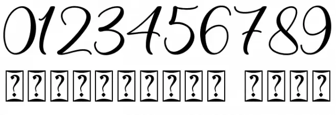 Christmas Queen - Personal Use Font OTHER CHARS