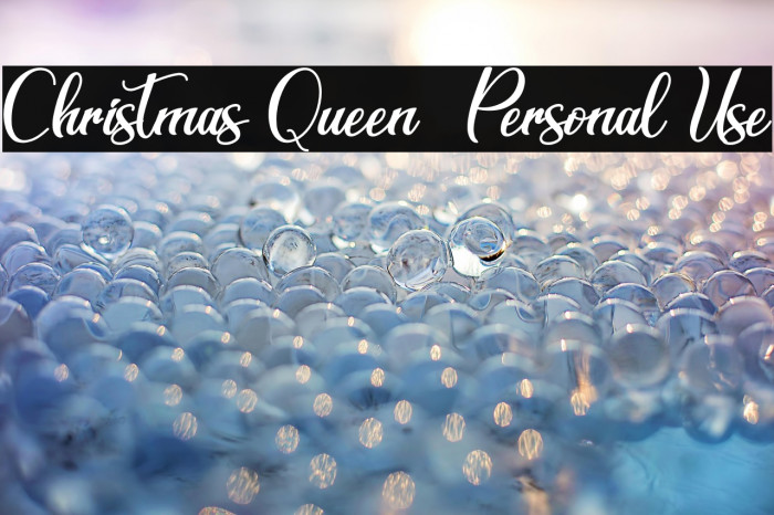 Christmas Queen - Personal Use Example 1