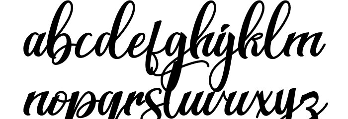 Christmas Queen - Personal Use Font LOWERCASE