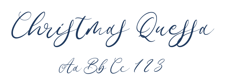 Christmas Quessa Font Preview