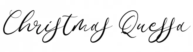 Christmas Quessa 免费字体下载