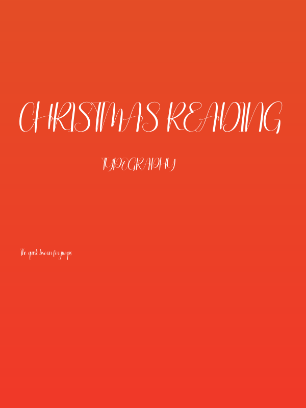 Christmas Reading Poster