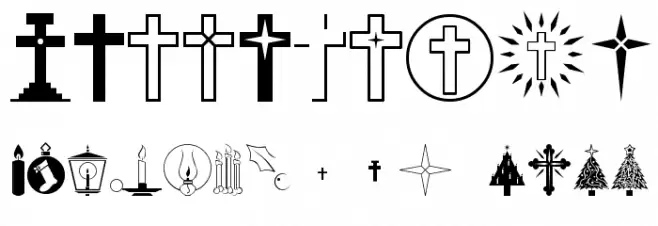 Christmas Regular Font OTHER CHARS