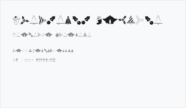 Christmas Regular Business Card