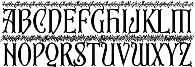 Christmas Reign Deco PERSONAL Caratteri MAIUSCOLE