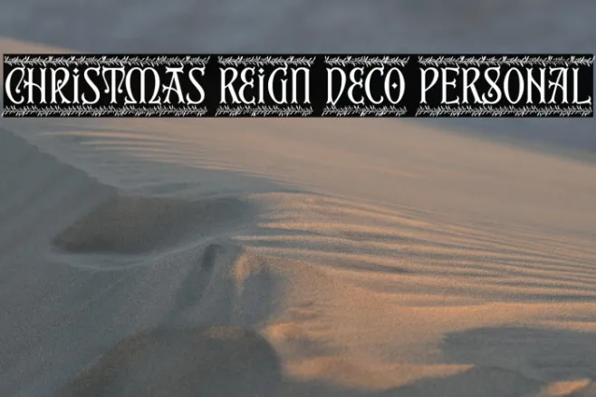 Christmas Reign Deco PERSONAL Example 3