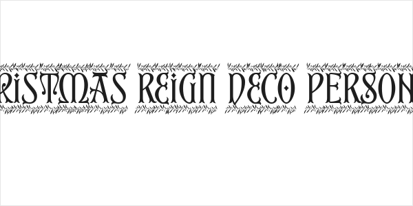 Christmas Reign Deco PERSONAL Logo