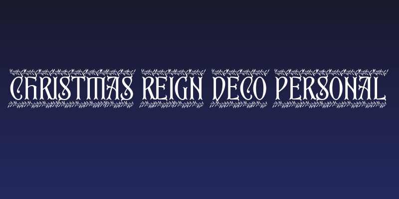 Christmas Reign Deco PERSONAL Social Header