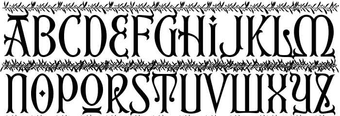 Christmas Reign Deco PERSONAL Font LOWERCASE
