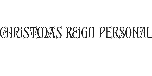 Christmas Reign PERSONAL Logo