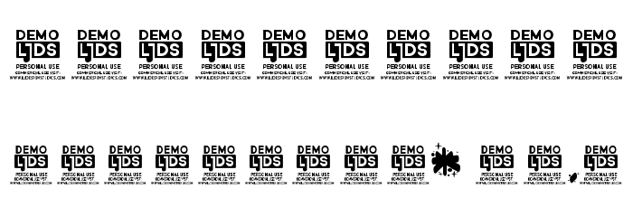Christmas Reloaded PERSONAL USE DEMO Font OTHER CHARS