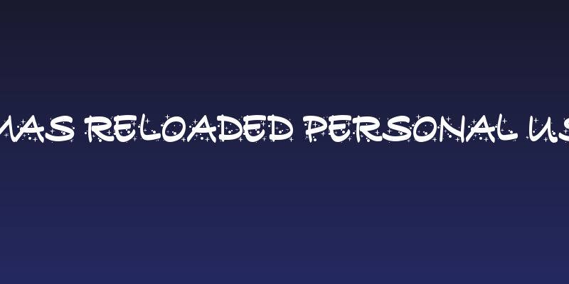 Christmas Reloaded PERSONAL USE DEMO Social Header