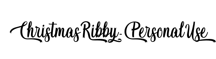 Christmas Ribby - Personal Use  免费字体下载