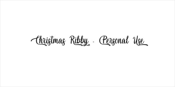 Christmas Ribby - Personal Use Logo