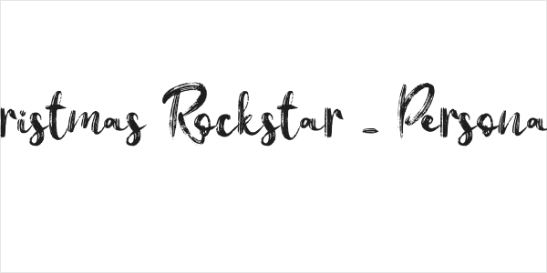 Christmas Rockstar - Personal u Logo