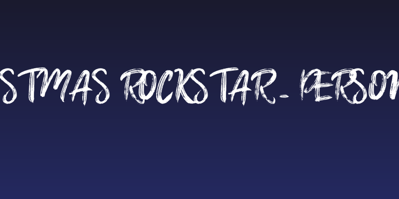 Christmas Rockstar - Personal u Social Header