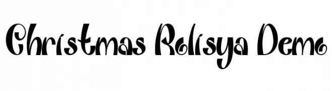 Christmas Rolisya Demo baixar fontes gratis