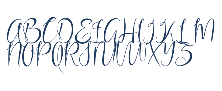 Christmas Rose Uppercase