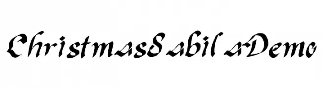 Christmas Sabila Demo baixar fontes gratis