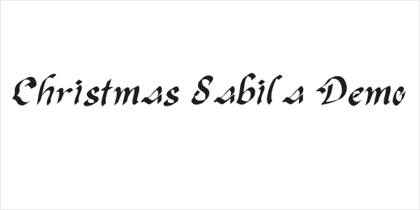 Christmas Sabila Demo Logo