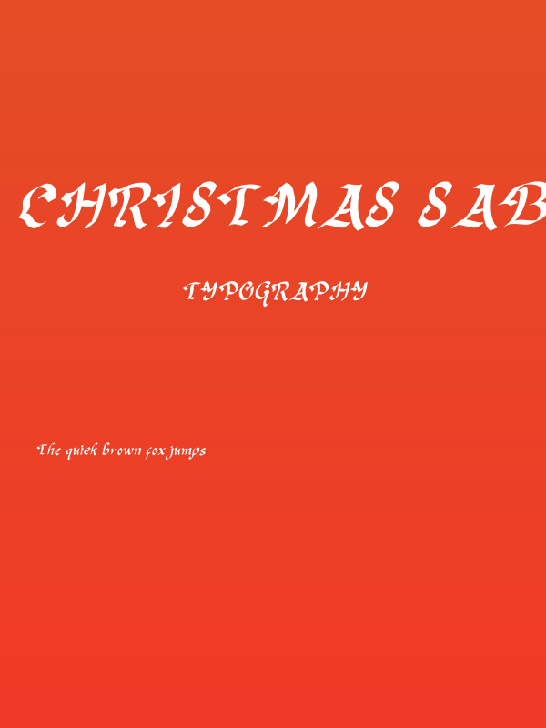 Christmas Sabila Demo Poster