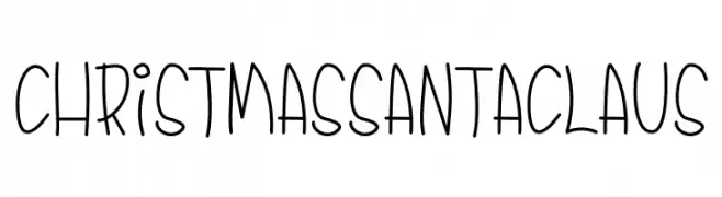 Christmas Santaclaus baixar fontes gratis