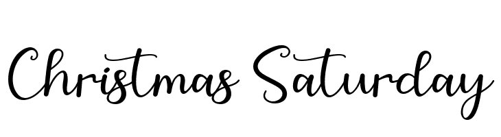 Christmas Saturday  Descarca Fonturi Gratis