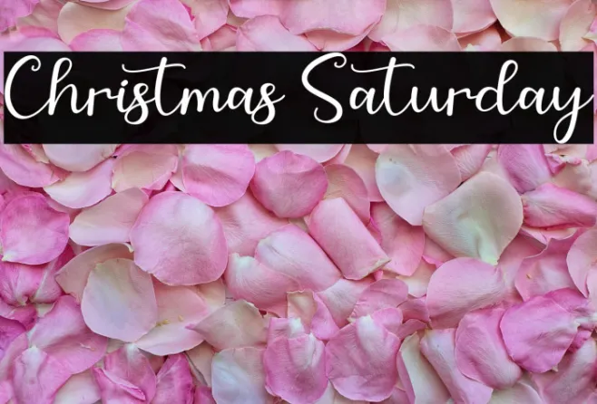 Christmas Saturday Example 1