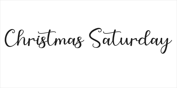 Christmas Saturday Logo