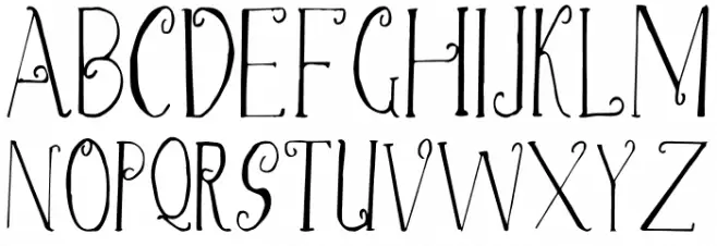 Christmas Script Demo Font UPPERCASE
