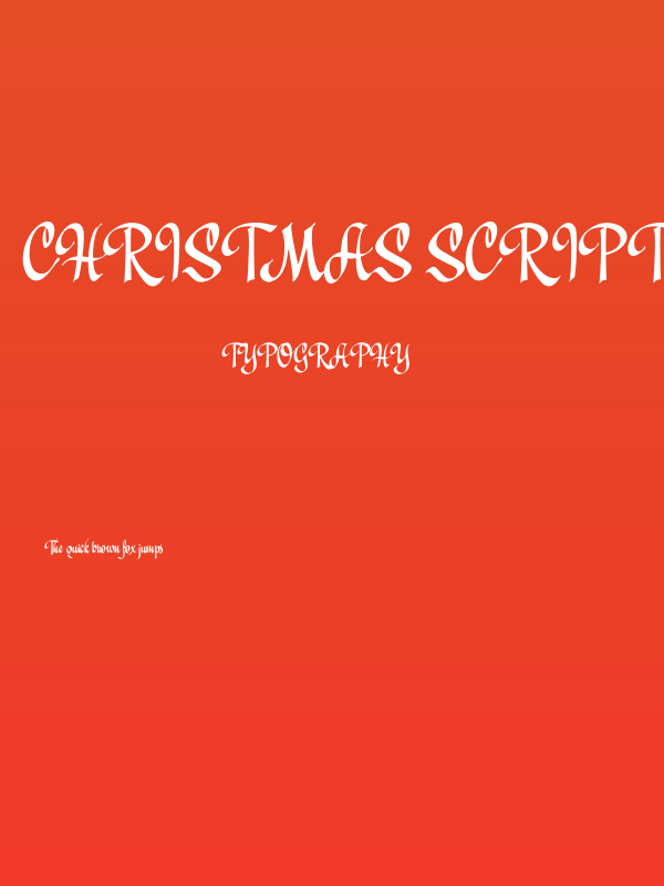 Christmas ScriptC Poster