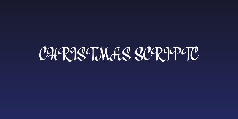 Christmas ScriptC Social Header