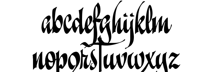 Christmas ScriptC Font LOWERCASE