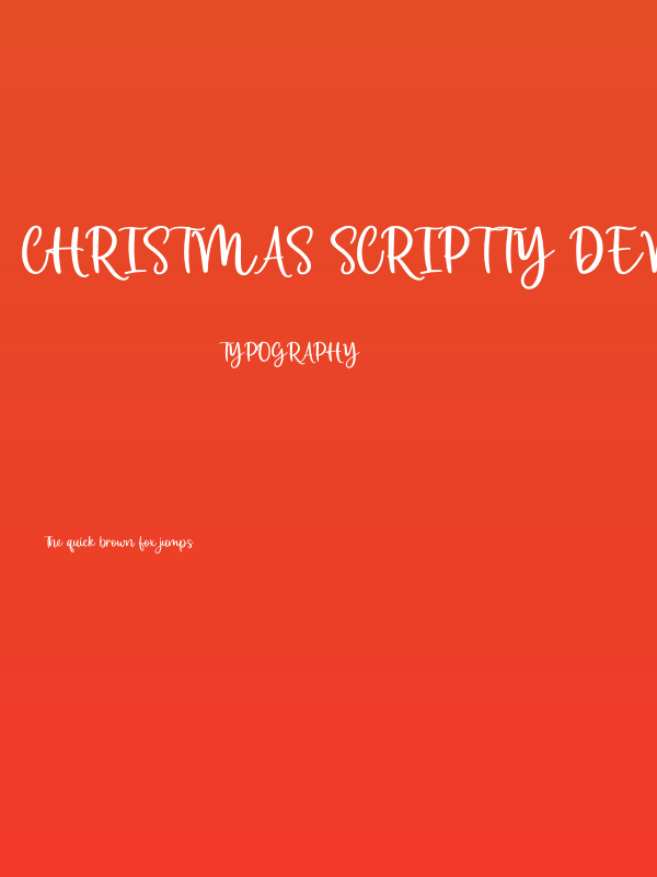 Christmas Scriptty Demo Poster