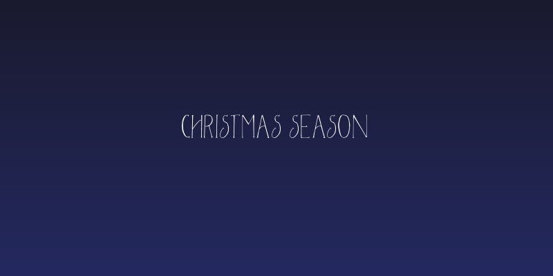 Christmas Season Social Header