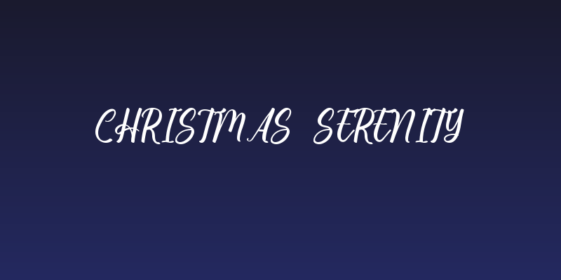 Christmas Serenity Social Header