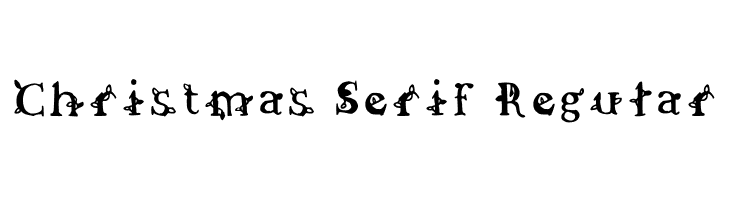 Christmas Serif Regular  नि: शुल्क फ़ॉन्ट्स डाउनलोड