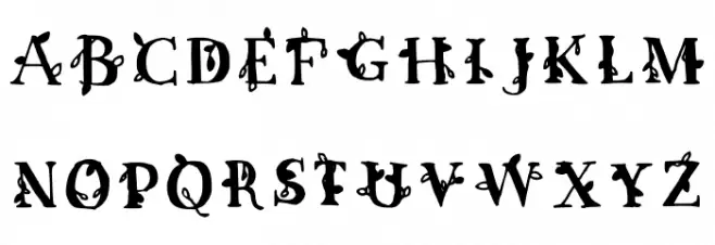 Christmas Serif Regular 字体 大写