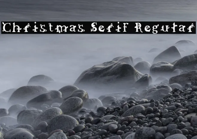 Christmas Serif Regular Example 1