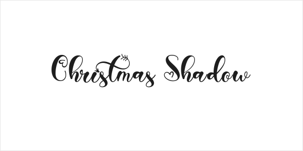 Christmas Shadow Logo