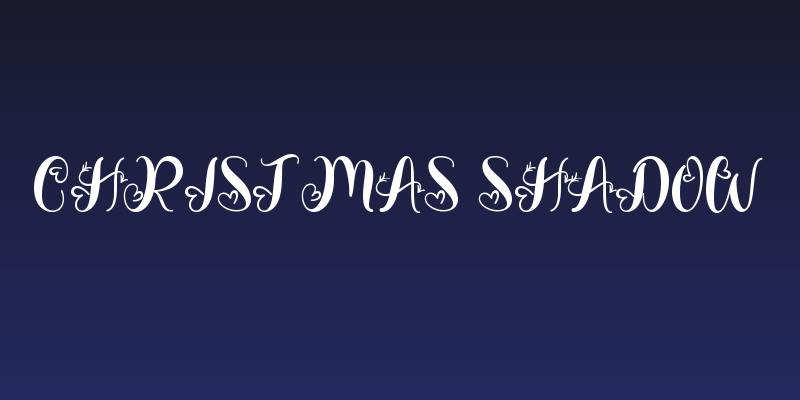 Christmas Shadow Social Header