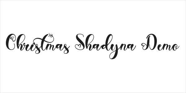 Christmas Shadyna Demo Logo