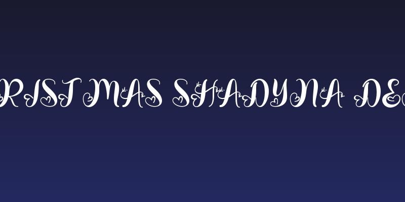 Christmas Shadyna Demo Social Header