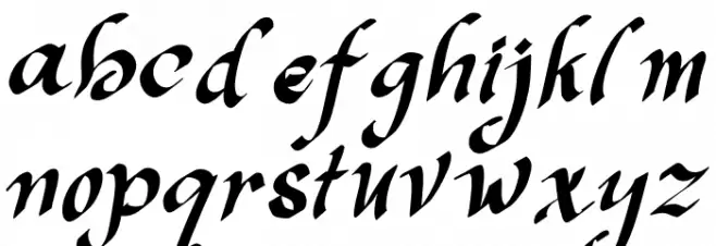 Christmas Shakila - 1 フォント 小文字