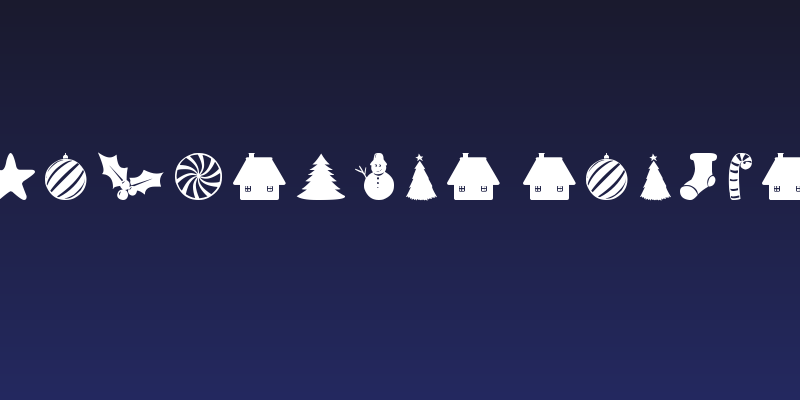 Christmas Shapes Social Header
