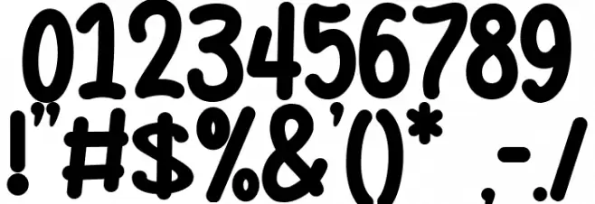 Christmas Sheep - Personal Use Font OTHER CHARS