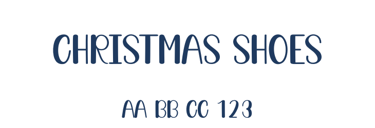 Christmas Shoes Font Preview