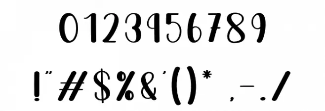 Christmas Shoes フォント その他の文字
