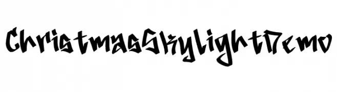 Christmas Skylight Demo baixar fontes gratis